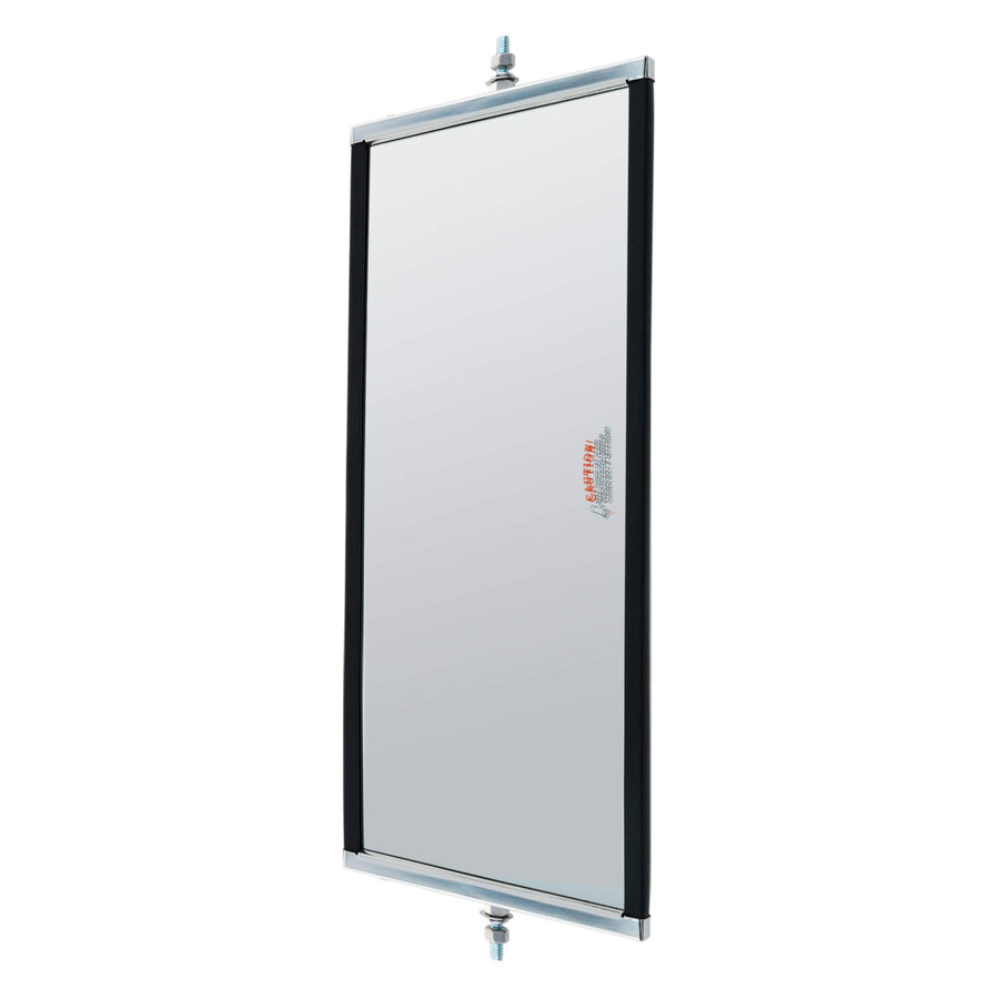 610301 RETRAC 7 x 16-Inch Stainless Steel Angle-Back West Coast Mirror Head, Universal Driver or Passenger Side