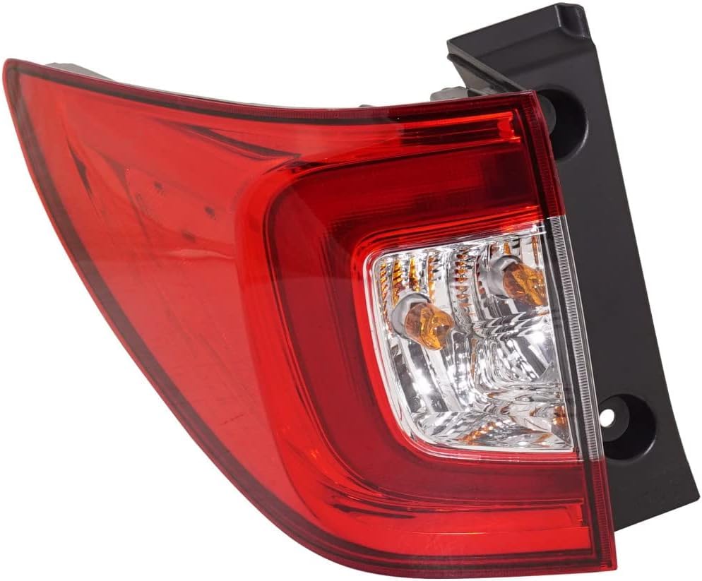 Honda Pilot 2019 2020 2021 2022 ACK Automotive Tail Light ARY Outer LH Driver Side Replaces OEM: 33550-TG7-A11 Partslink: HO2804120