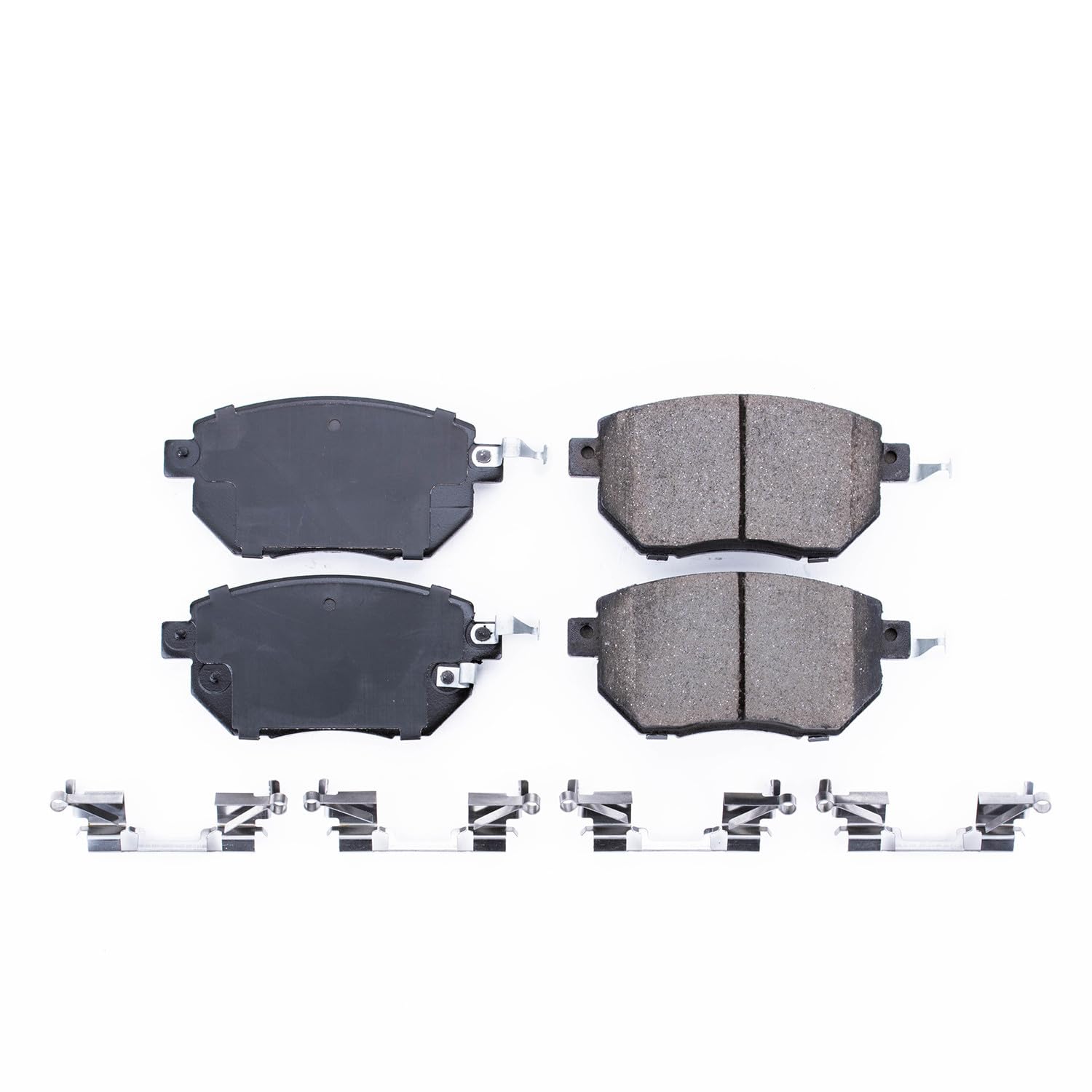 Power Stop Brake Kit Front For Infiniti FX35 2003-06 |FX45 2003-06 |Nissan Altima 2005-06 |Maxima 2004-08 |Murano 2003-07 |Nissan Murano 2009-11 - Ceramic Brake Pads With Installation Hardware, 17-969