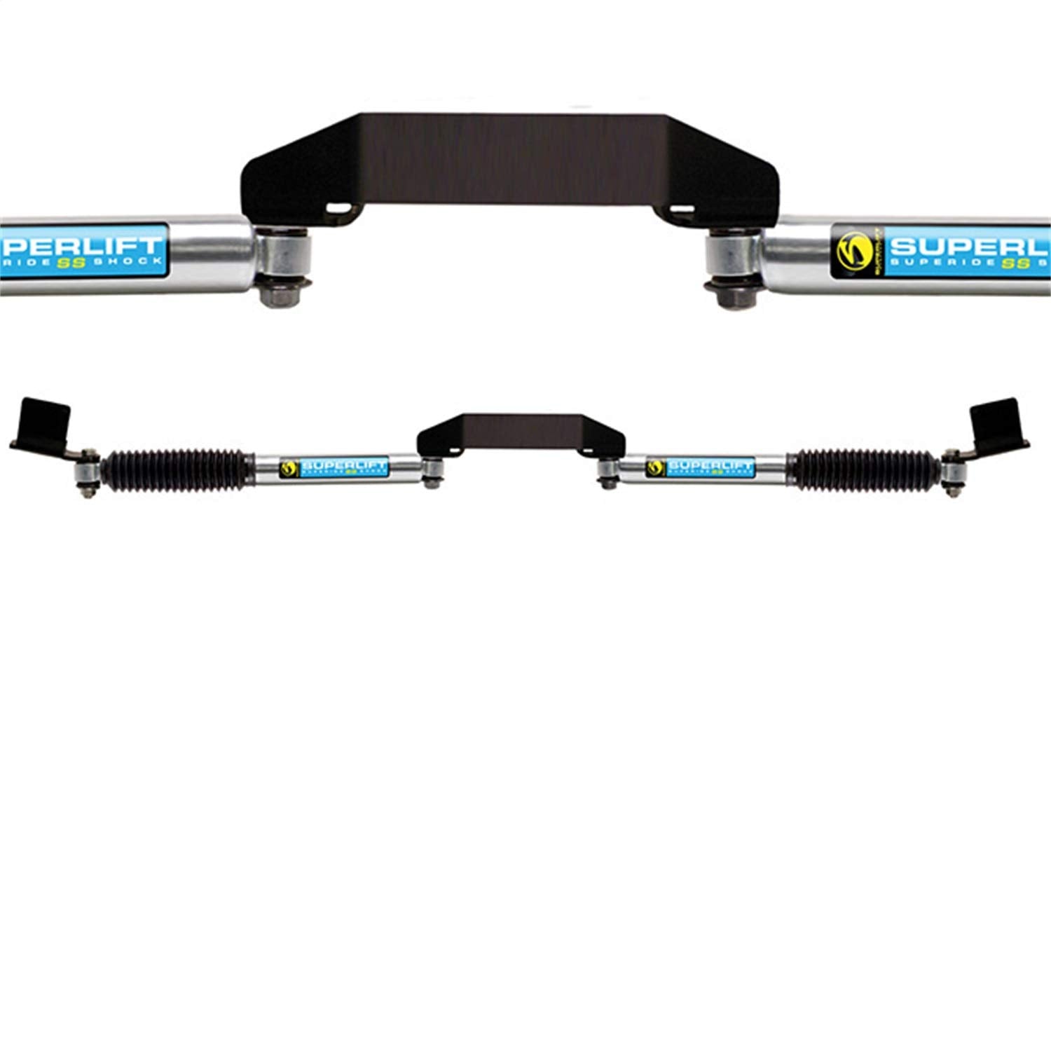 SUPERLIFT SUSPENSION RealTruck Dual Stabilizer Kit for RAM 2500/3500 | Bilstein 5100 Series Cylinders | 92700 | Fits 2003-2008 Dodge RAM 2500/3500 4WD with 3" of Lift or Higher
