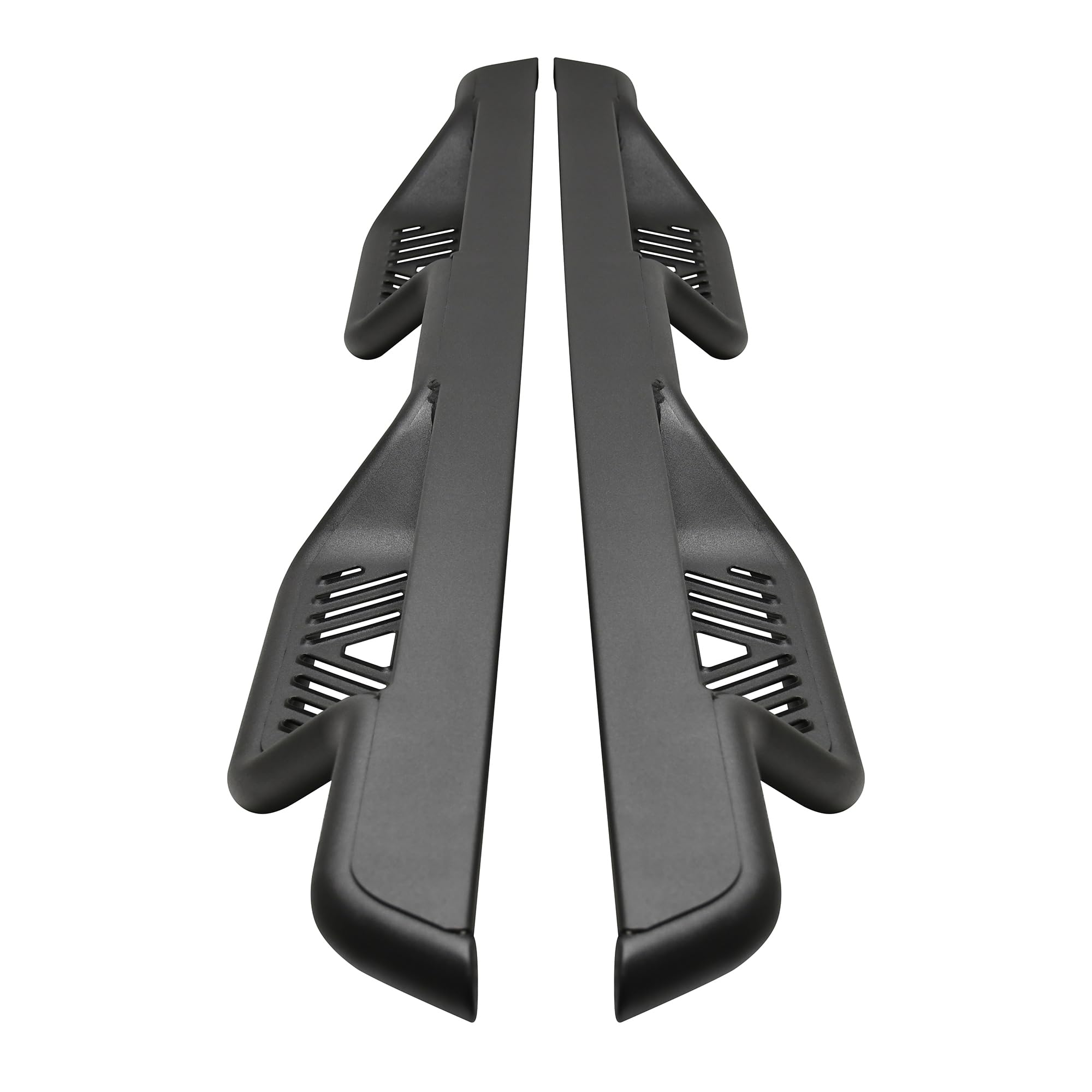 Westin 20-13725 Outlaw Black Drop Nerf Step Bars fits 2014-2018 Silverado Sierra 1500 2015-2019 2500 3500 Crew Cab (Excl. Diesel) 1 Pair