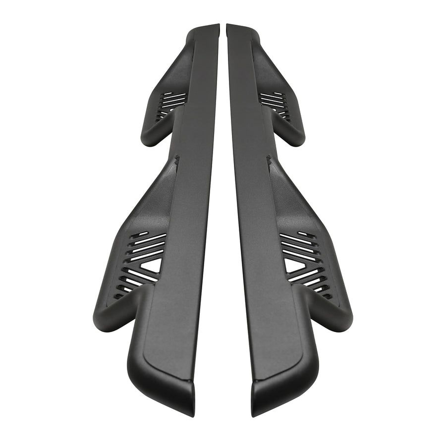 Westin 20-13725 Outlaw Black Drop Nerf Step Bars fits 2014-2018 Silverado Sierra 1500 2015-2019 2500 3500 Crew Cab (Excl. Diesel) 1 Pair