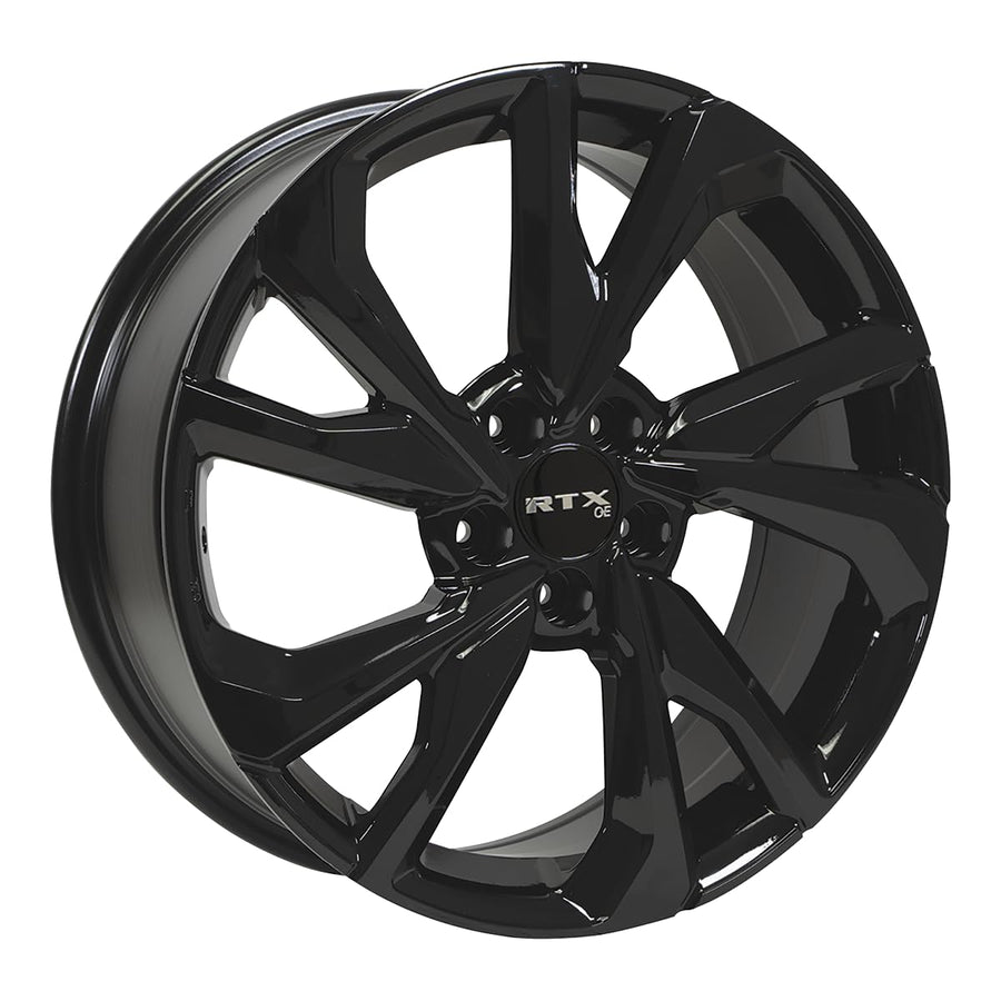 NIKKO RTX Custom Wheel - 18x8, 45 Offset, 5x114.3 Bolt Pattern, 64.1mm Hub - Gloss Black Rim