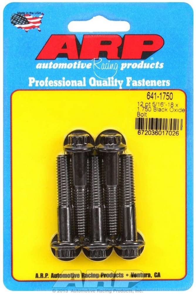 ARP 5pk Bolt Kit - 12pt 5/16-18 x 1.750