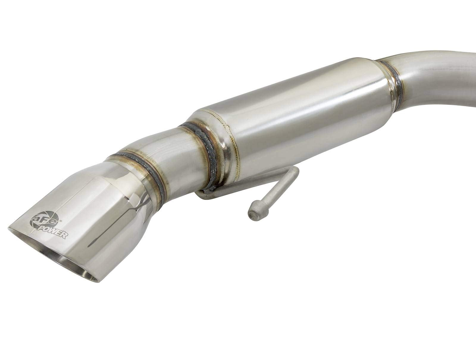 Mach Force-Xp aFe Power 49-33088-P Cat-Back Exhaust System with Muffler (Polished Tip), 1 Pack