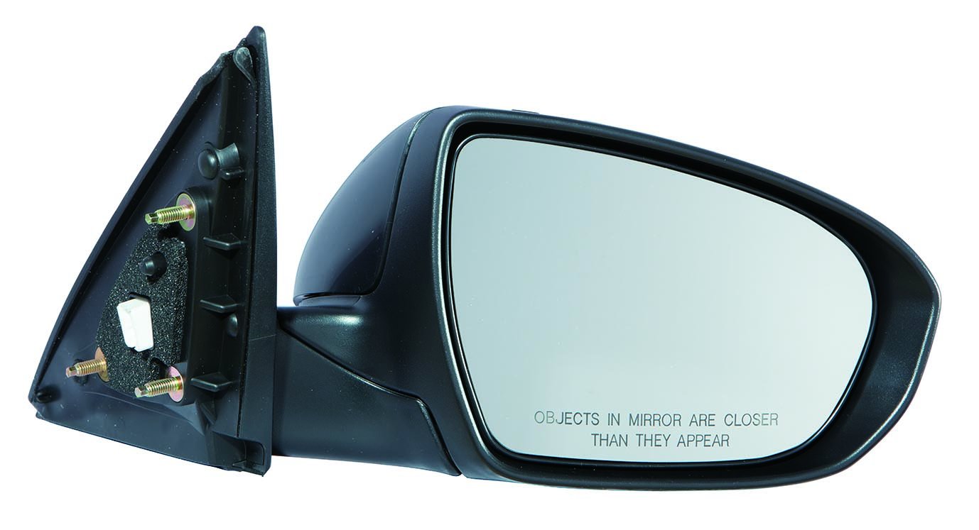 Replacement Passenger Side Door Mirror Set FOCOPO 323-5401R3EB, Black