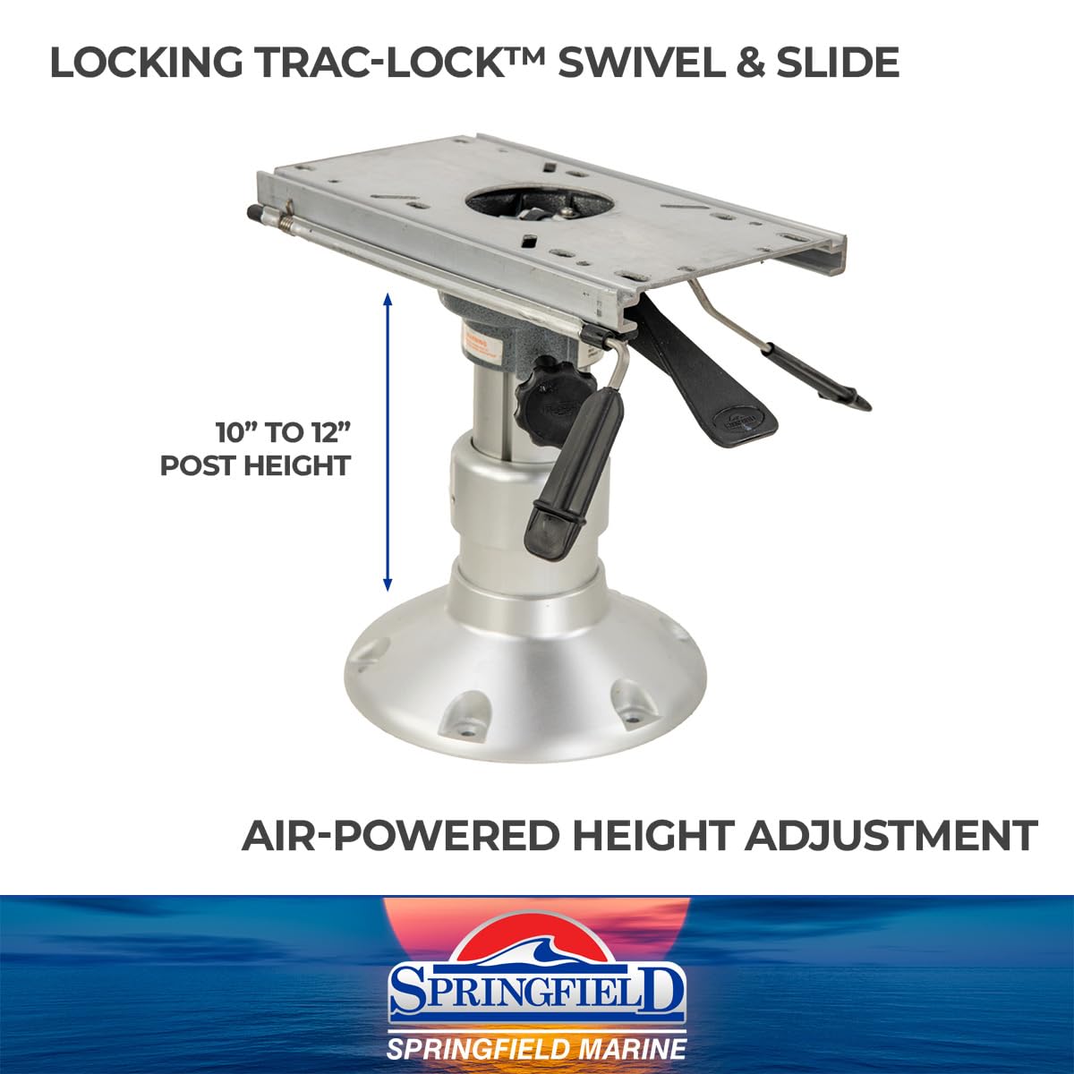Heavy-Duty Springfield Mainstay Adjustable Pedestal - 10" to 12" 1250456-L