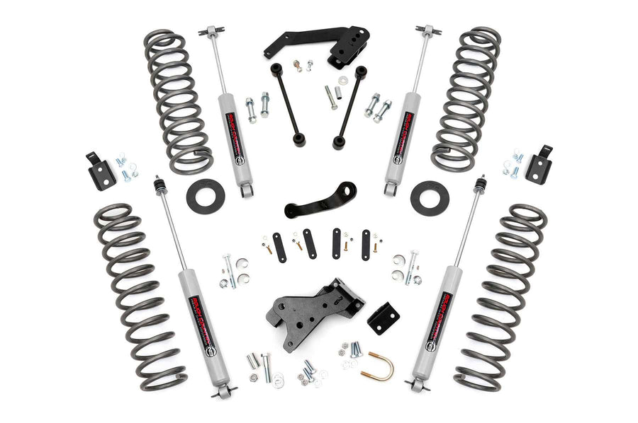 4" Lift Kit Rough Country for 2007-2018 Jeep Wrangler JK Unlimited - 68140