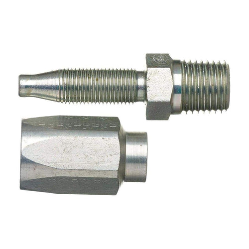 8C5-8RMP Gates Field Attachable for C5C, C5D and C5M Hose, Male Pipe NPTF, 30 Cone Seat, Steel, 13/32" ID