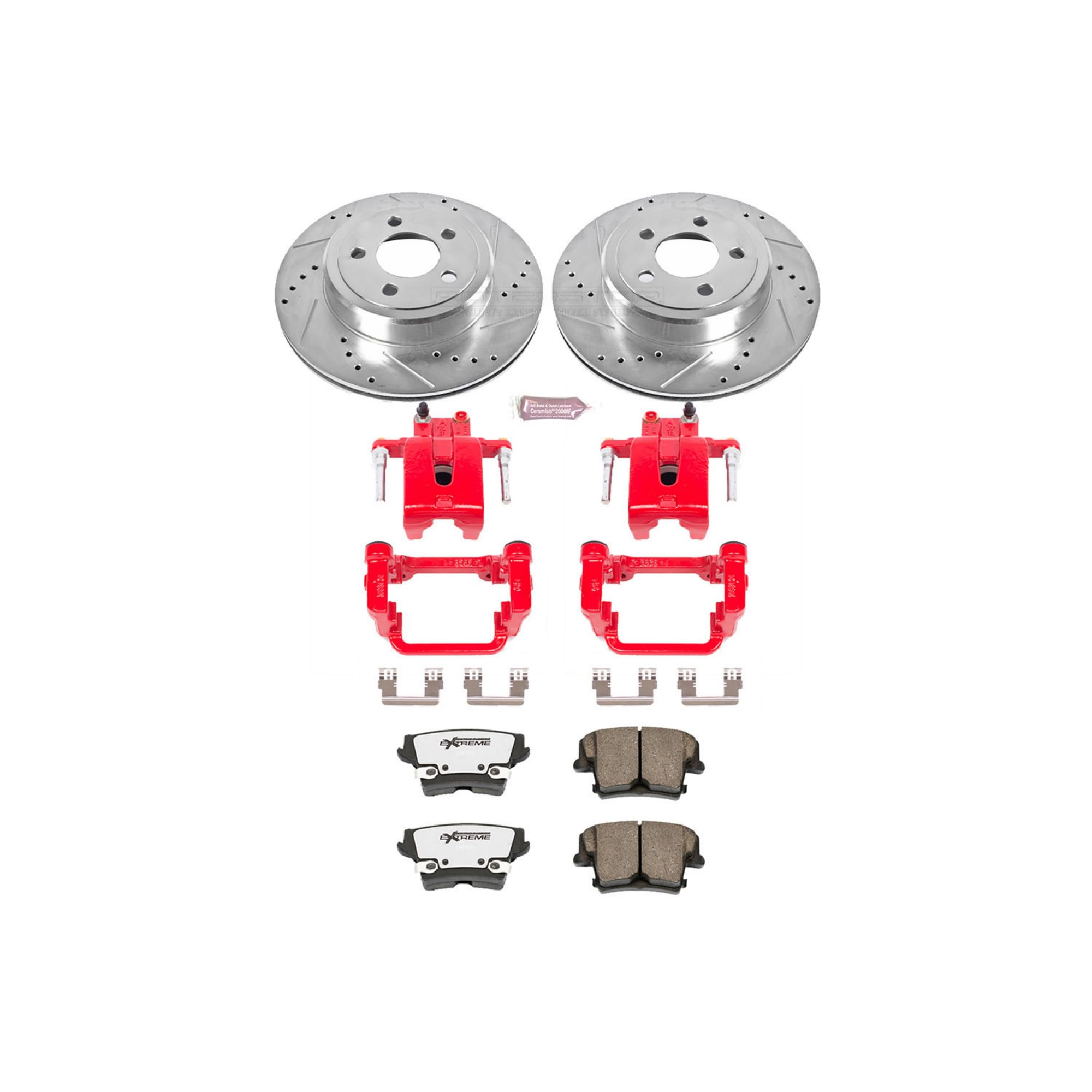 Power Stop Rear KC1720-26 Z26 Street Warrior Brake Kit Chrysler Dodge