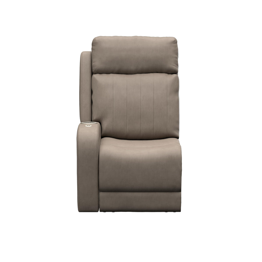 THOMAS PAYNE Driftwood Signature Seismic Series RV Theater Seating Right Arm Recliner with Power Adjustable Lumbar, Headrest, Reclining, Heating, Massage, Integrated Cupholder Controls - 2024044196