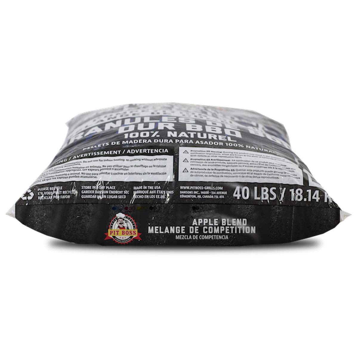 Apple Blend Pit Boss 40 lb Hardwood Pellets, Brown