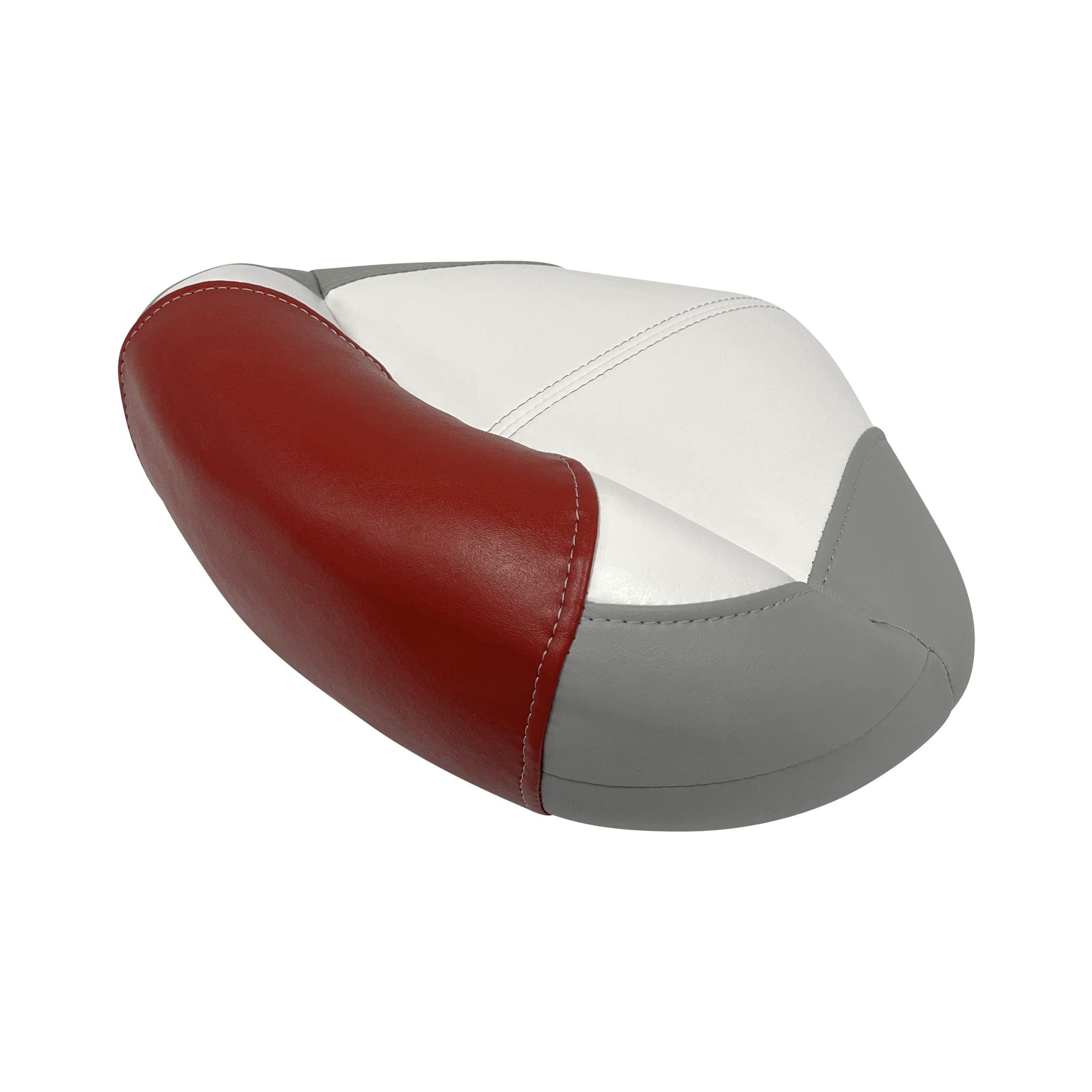 Baja Series Wise 1466-1774 Casting Seat, Brite White/Grey/Dark Red