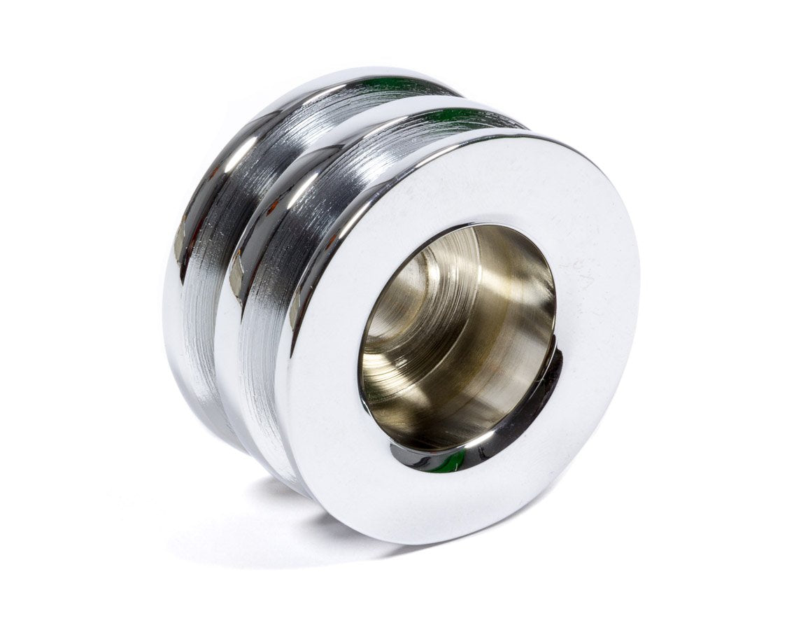 Double V-Belt Pulley Powermaster 112 Chrome