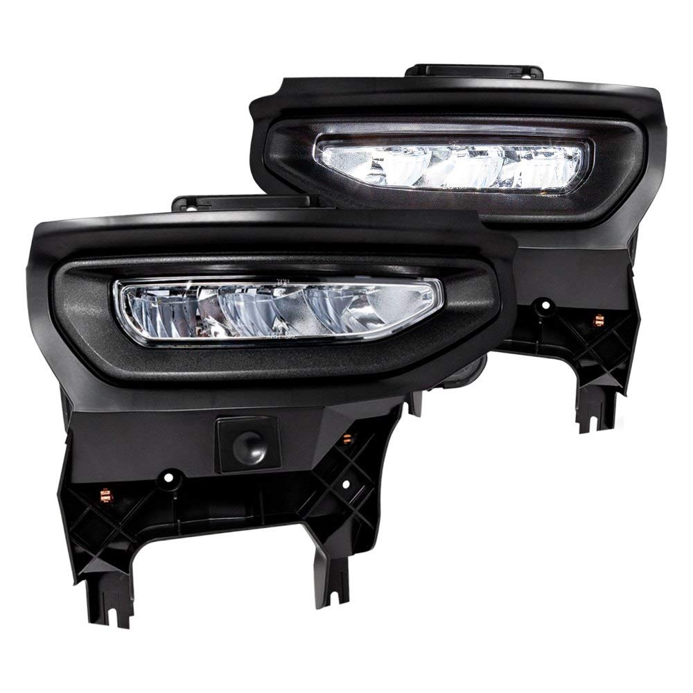 Gmc Sierra 2016-17 Winjet CFWJ-0589D-C Led Fog Light - Clear (Wiring Kit And Bezal Are Included)