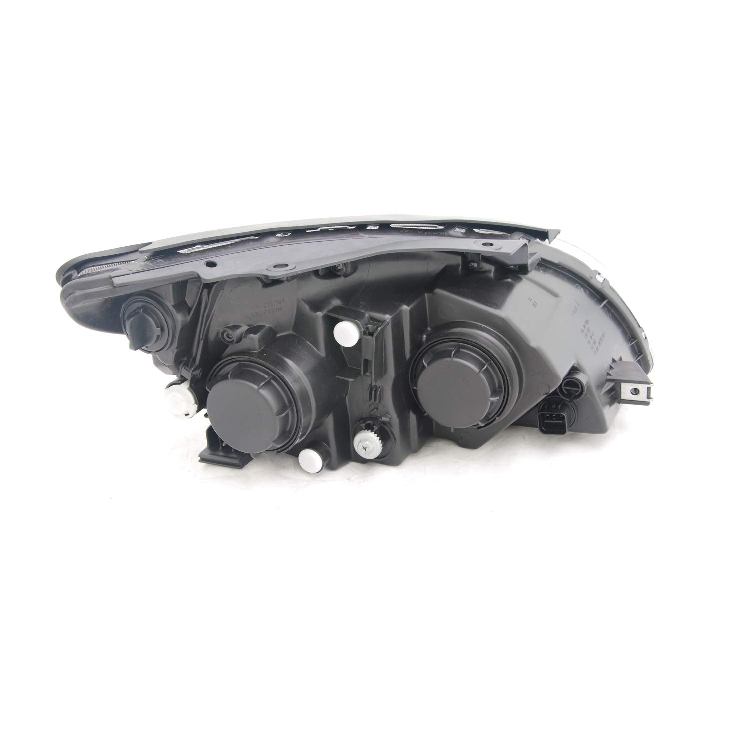 Right TYC Headlight Assembly Compatible with 2010-2012 Hyundai Elantra