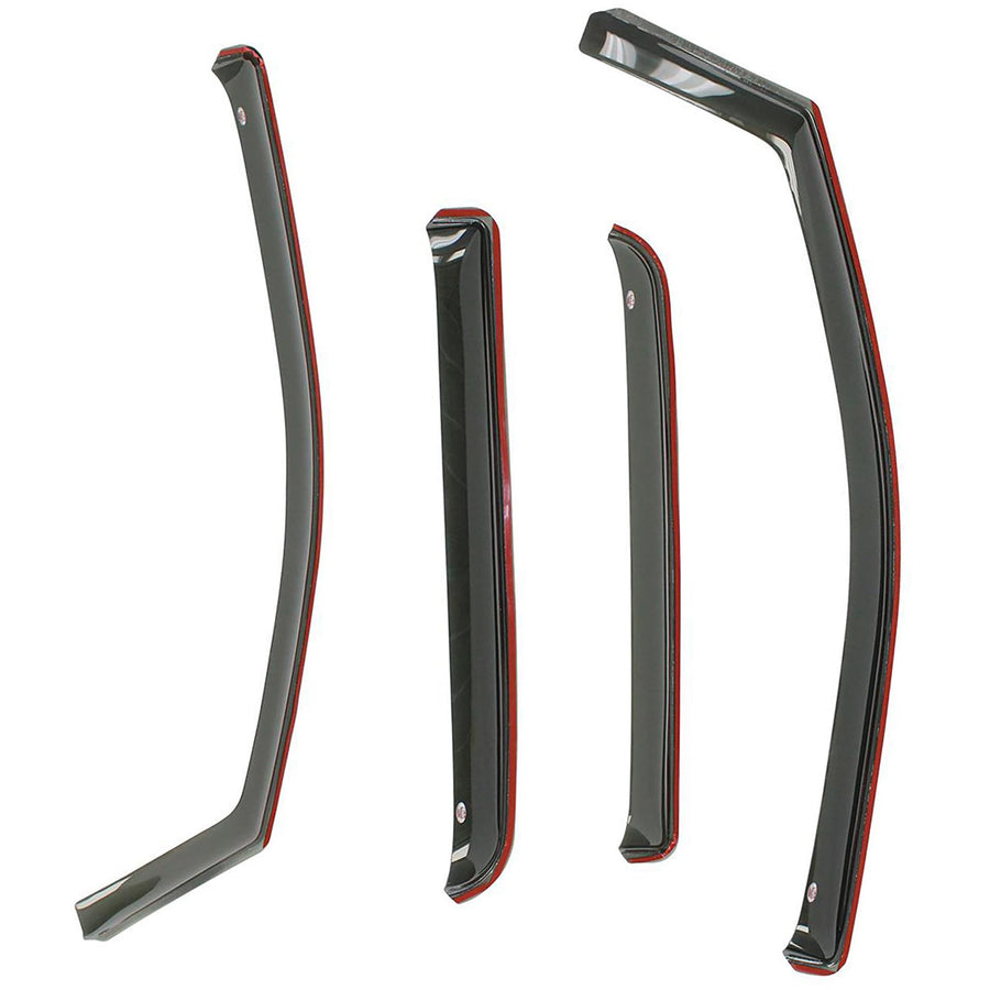 Westin Channel Wind Deflector 72-69487 4pc Smoke fits 2005-2021 Frontier Crew Cab