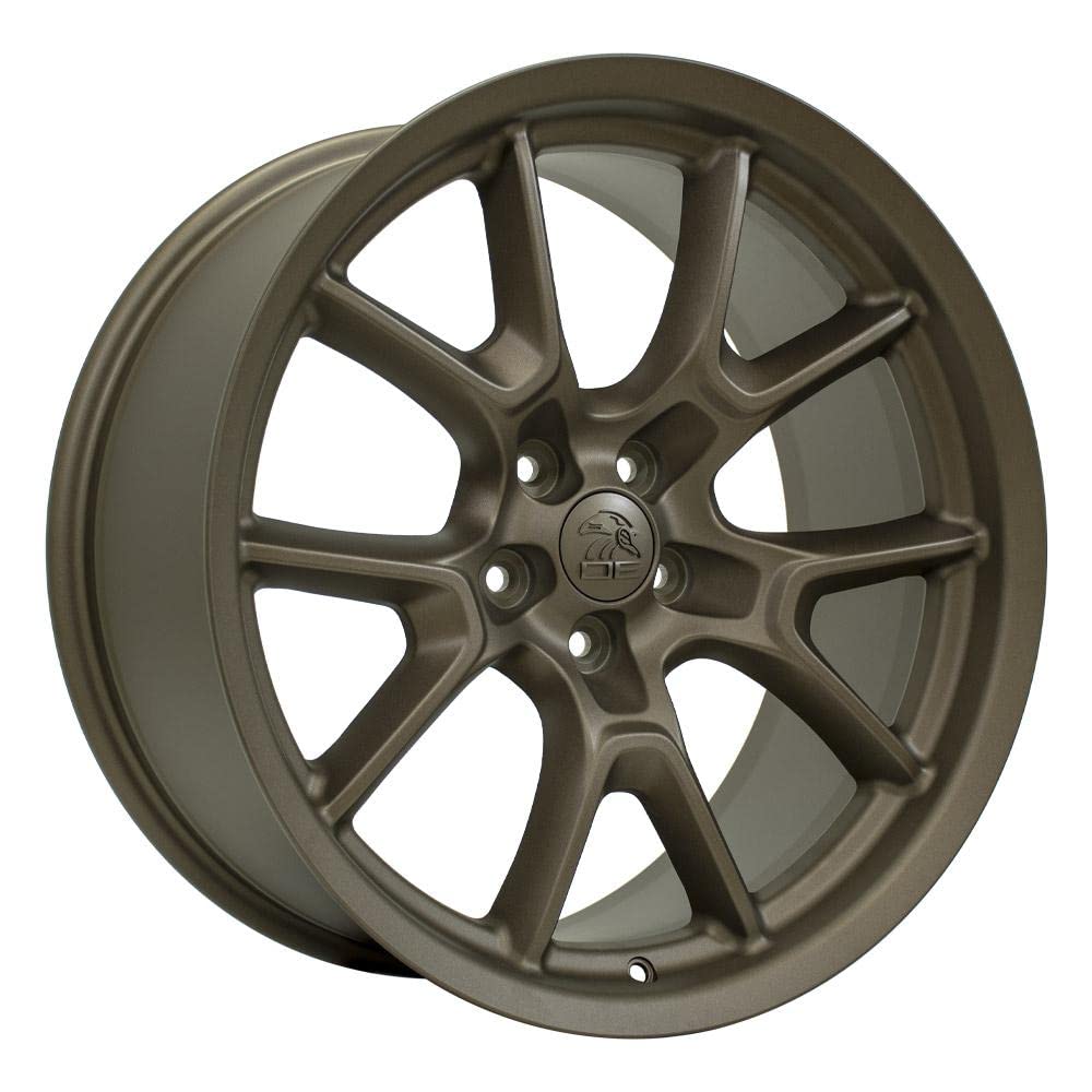 20 Inch OE Wheels DG21 Rim Fits Challenger 50th Anniversary Style 5x115 20x9 Satin Bronze - Hollander 10369 (1)