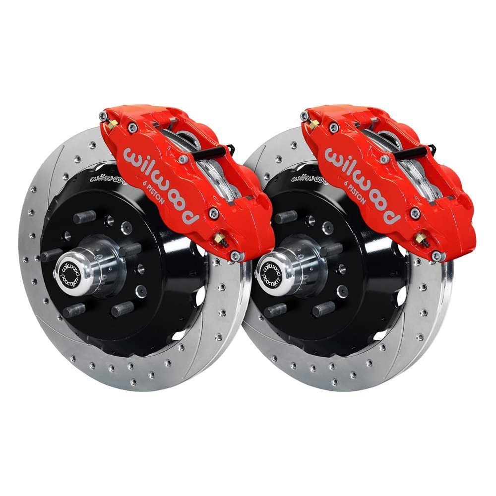 114.00" Drill-Zinc FNSL6R Front Hub Kit,Red