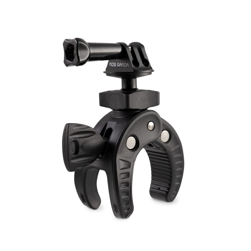 Mob Armor Claw Mount Action Camera, Camera Mount Clamp, Phone Clamp Mount Fits Circular or Square Tubing, Adjustable Clamp Claw Mount, Action Camera Accessories and Handlebar Mount, Handlebar Clamp