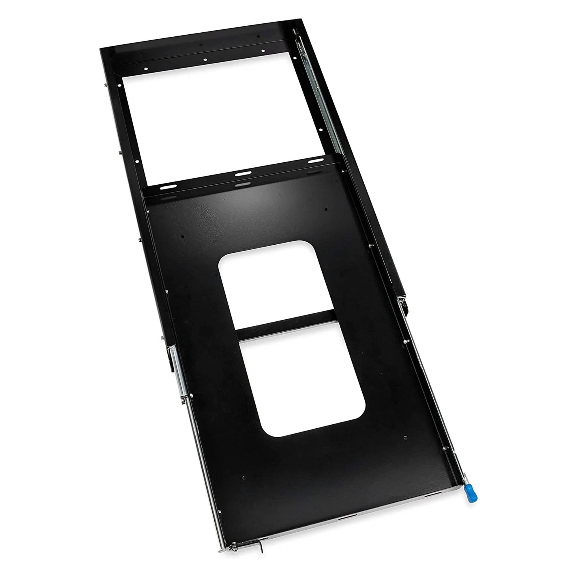 Camco Retractable 51530 Floor Mounted Portable Electric Refrigerator Slide with Durable Steel Construction and Smooth Ball Bearings, Medium