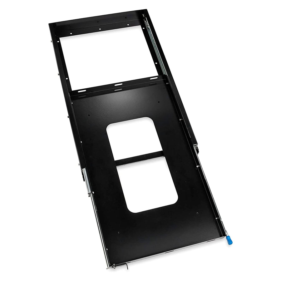 Camco Retractable 51530 Floor Mounted Portable Electric Refrigerator Slide with Durable Steel Construction and Smooth Ball Bearings, Medium