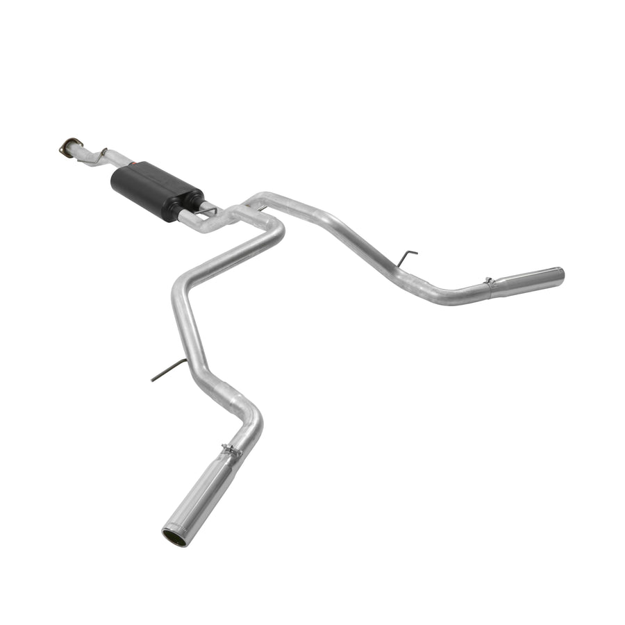 American Thunder Flowmaster 17430 Cat-Back Exhaust Kit Dual 2.5 Inch Tailpipes Aluminized Steel 3 Inch Stainless Steel Tips Compatible with 2007-2008 Chevy Tahoe GMC Yukon 4.8L 5.3L. 2/4WD