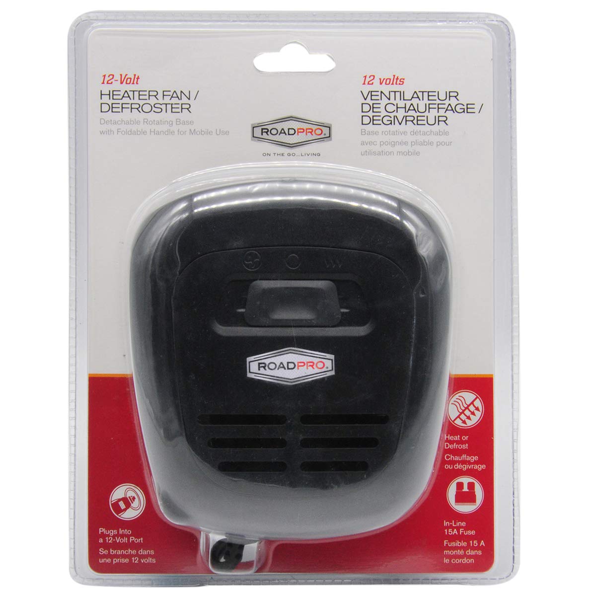 12-Volt RoadPro Heater Fan/Defroster
