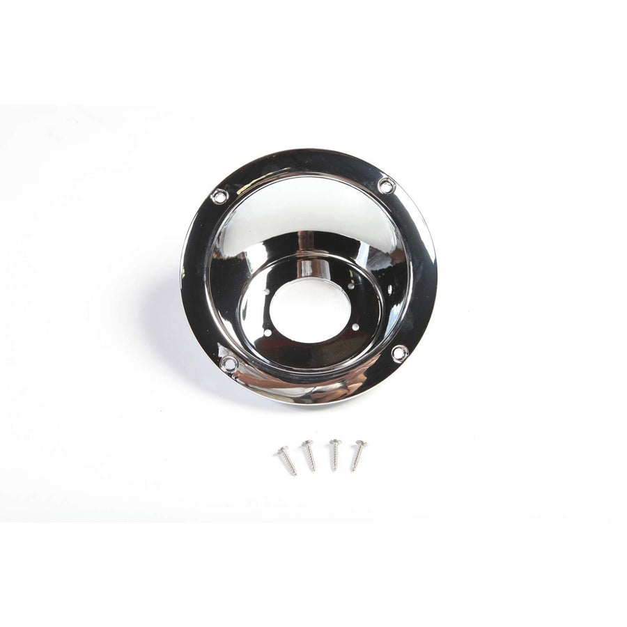 Fuel Filler Cover, Chrome | Rugged Ridge | 11135.25 | Fits 1997-2006 Jeep Wrangler TJ