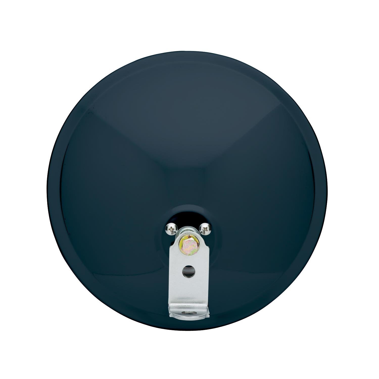 CL085BOSH Fit System 8-1/2" Black Heated Round Convex Mirror