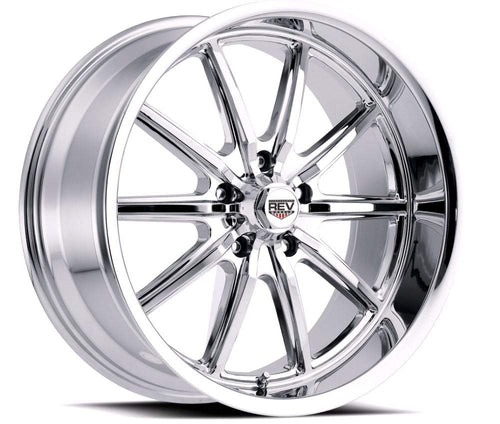 110 Series REV Wheels 110C-2806100 - 20x8-4.5 bs - 5x4.75/5x120.65 - Chrome