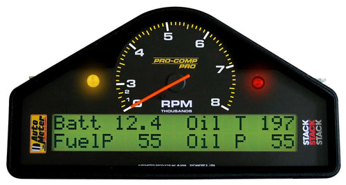 Auto Meter 6012 Race Dash Tachometer and Speedometer Gauge 0-3000-8000 RPM