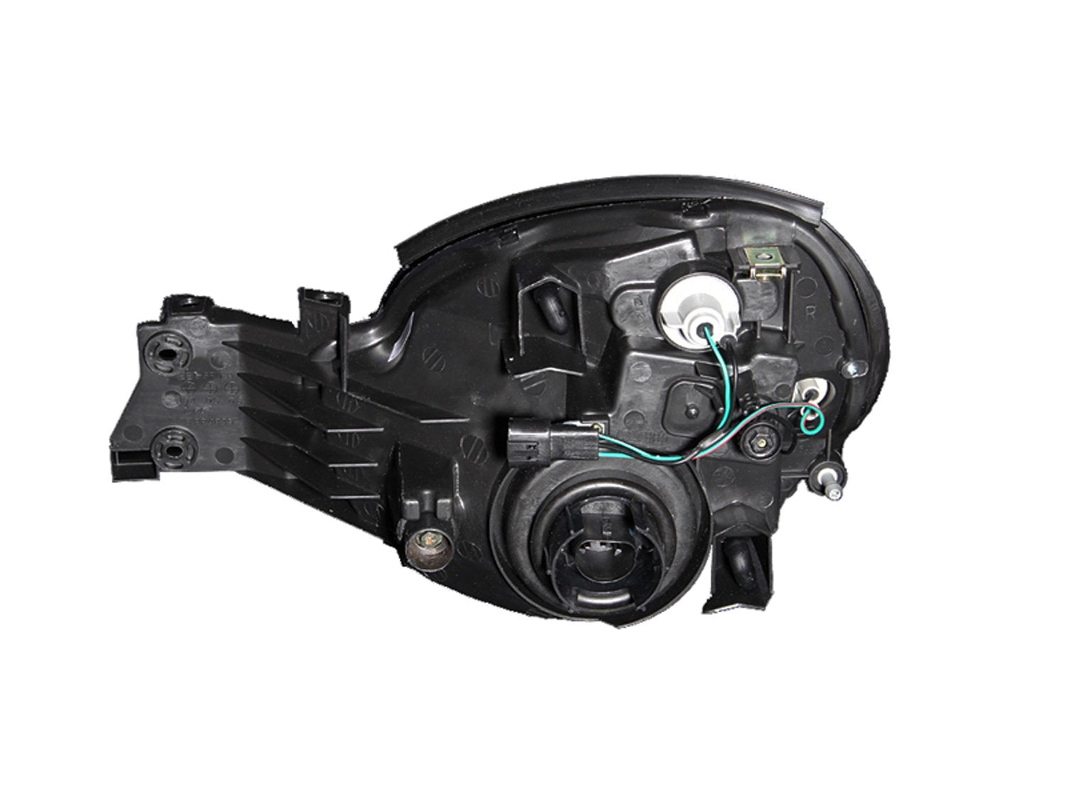 Subaru Impreza Anzo USA 121121 Crystal Black Headlight Assembly - (Sold in Pairs)