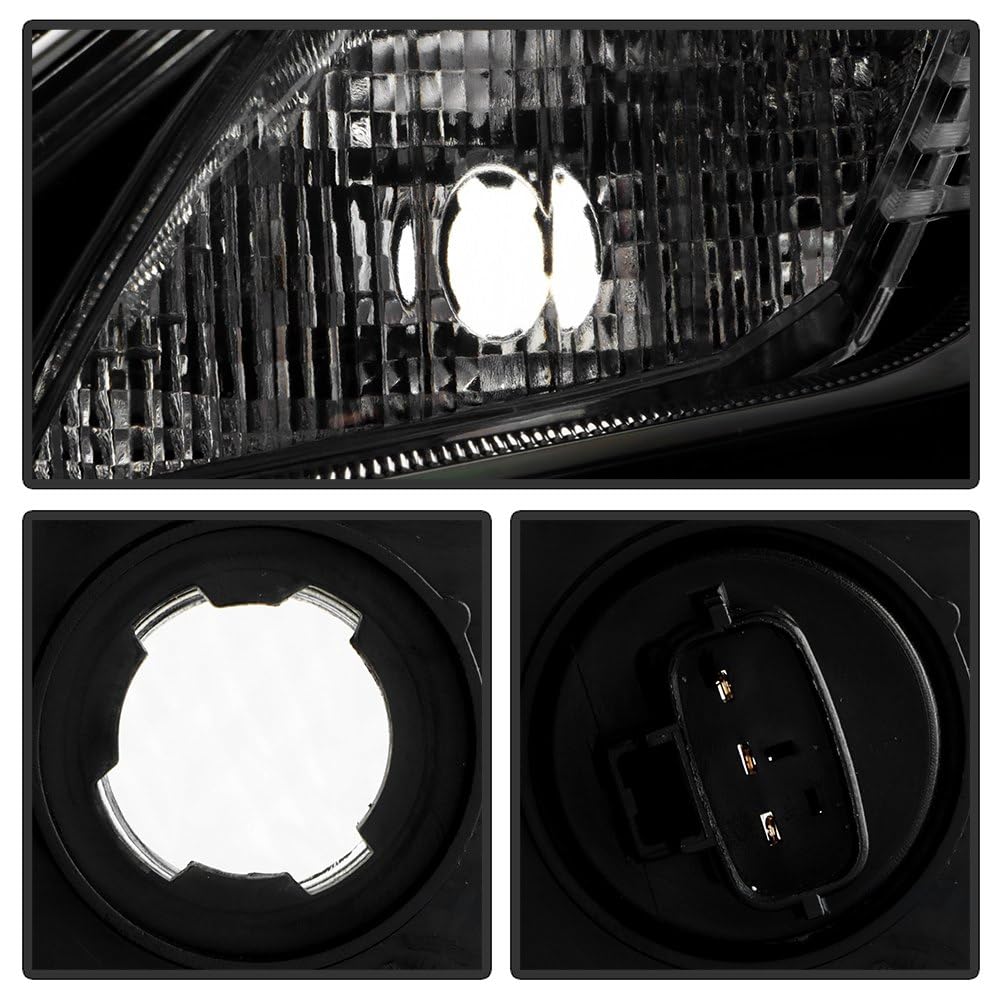 Toyota Camry 21-23 SE XSE Halogen Headlight - Low Beam-LED ; High Beam-LED ; Signal-7444NA(Included) - OE Black Left Spyder (OE)