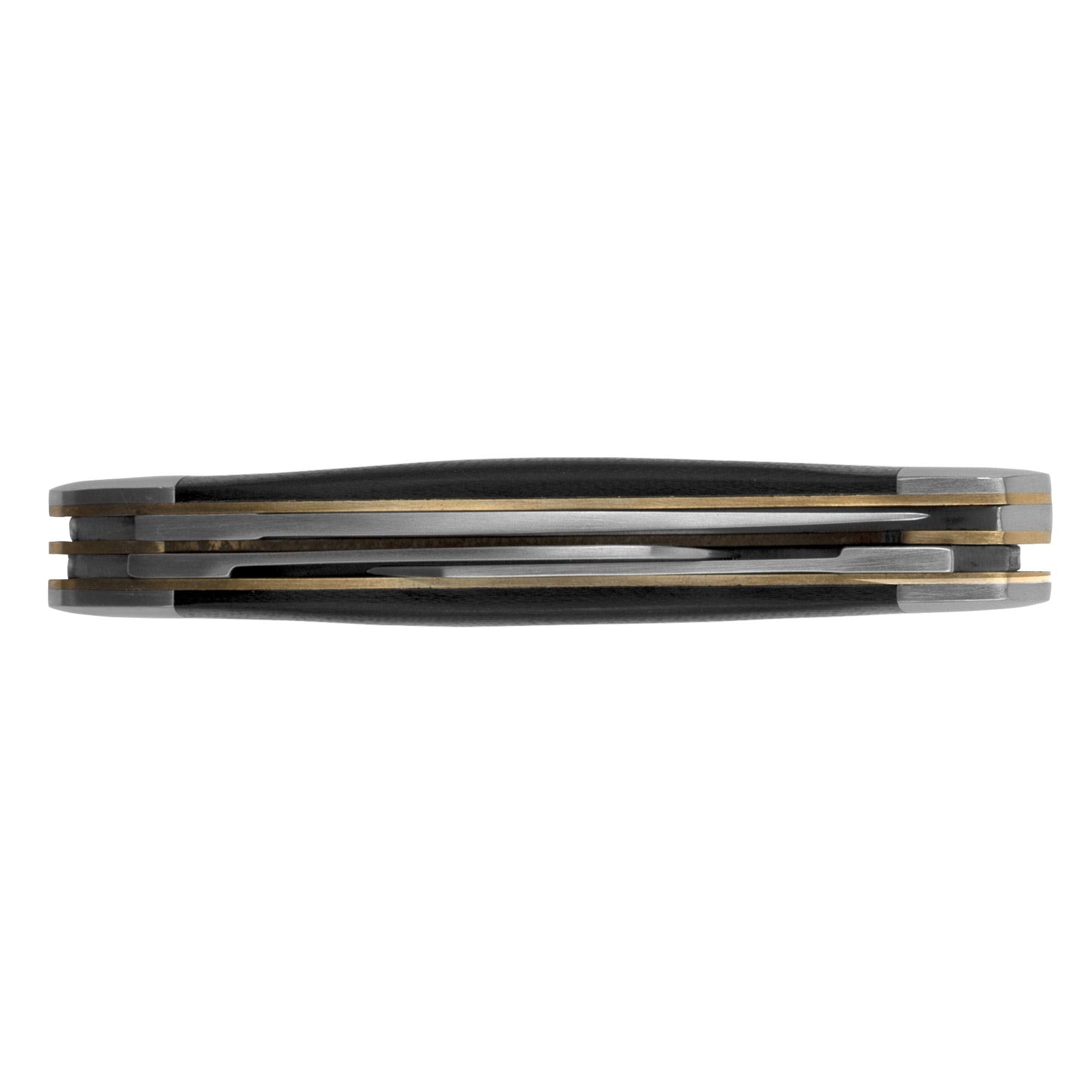 Brandywine Kershaw Slip Joint Knife Black G-10 (2.6" Satin) 4382