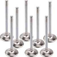 Manley Exhaust Valve, 1.880 in Head, Extreme Duty, 11/32 in Valve Stem, 5.522 in Long, Stainless, compatible with Big Block Chevy, Set of 8