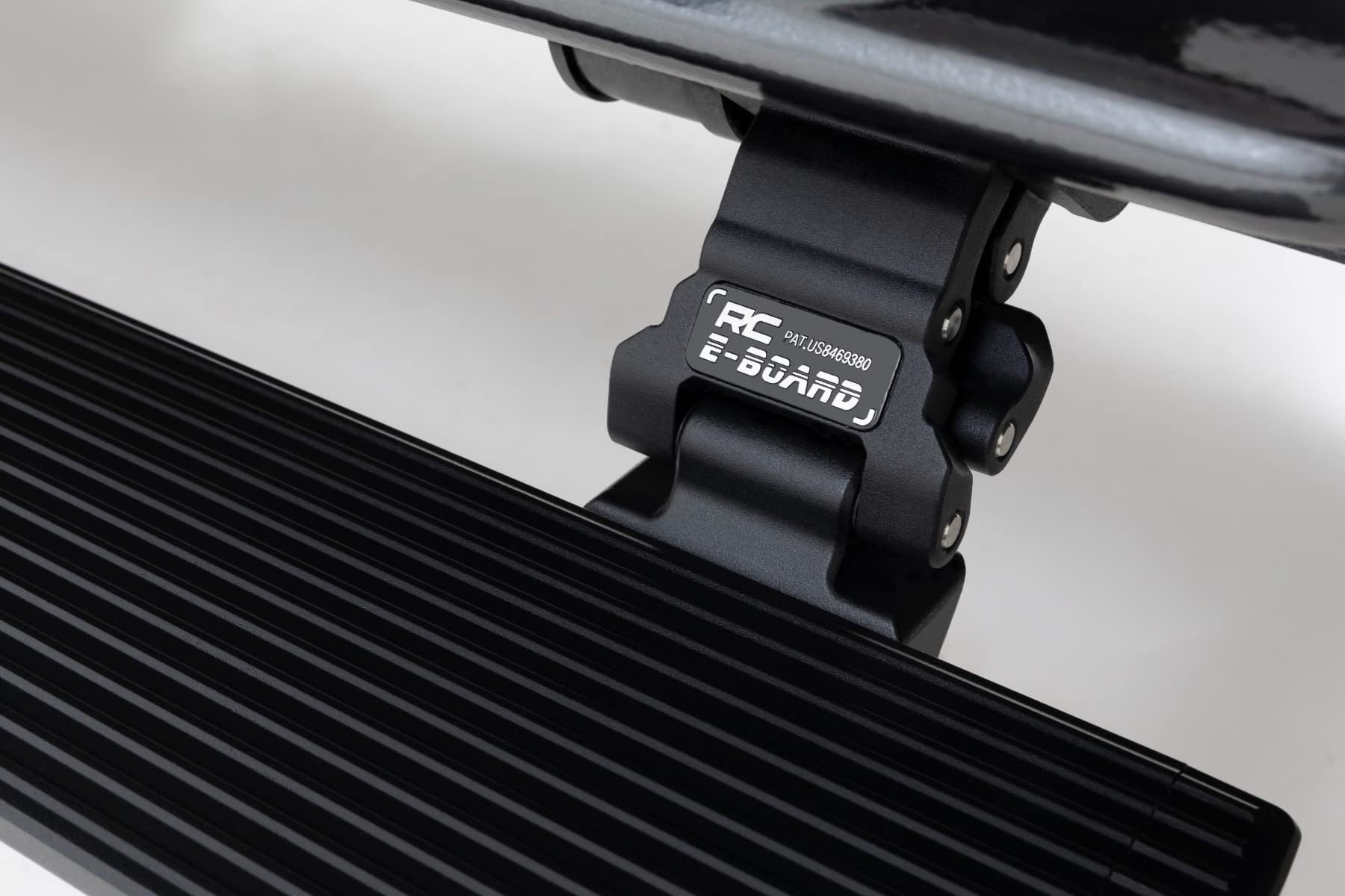 Power Running Boards Rough Country with LED Step Lights for Toyota Tacoma, Double Cab (2005-2023) - Dual Motor i-Force Electric Powerstep Board & Retractable Truck Steps