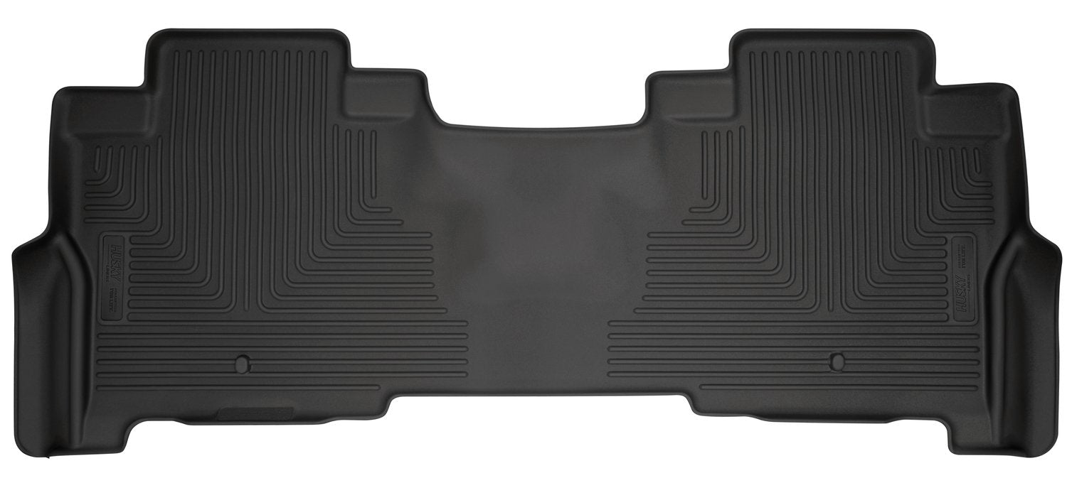 Weatherbeater Husky Liners Floor Mats | Fits 2018-2024 Ford Expedition | 2nd Row, 1-pc Black - 14341