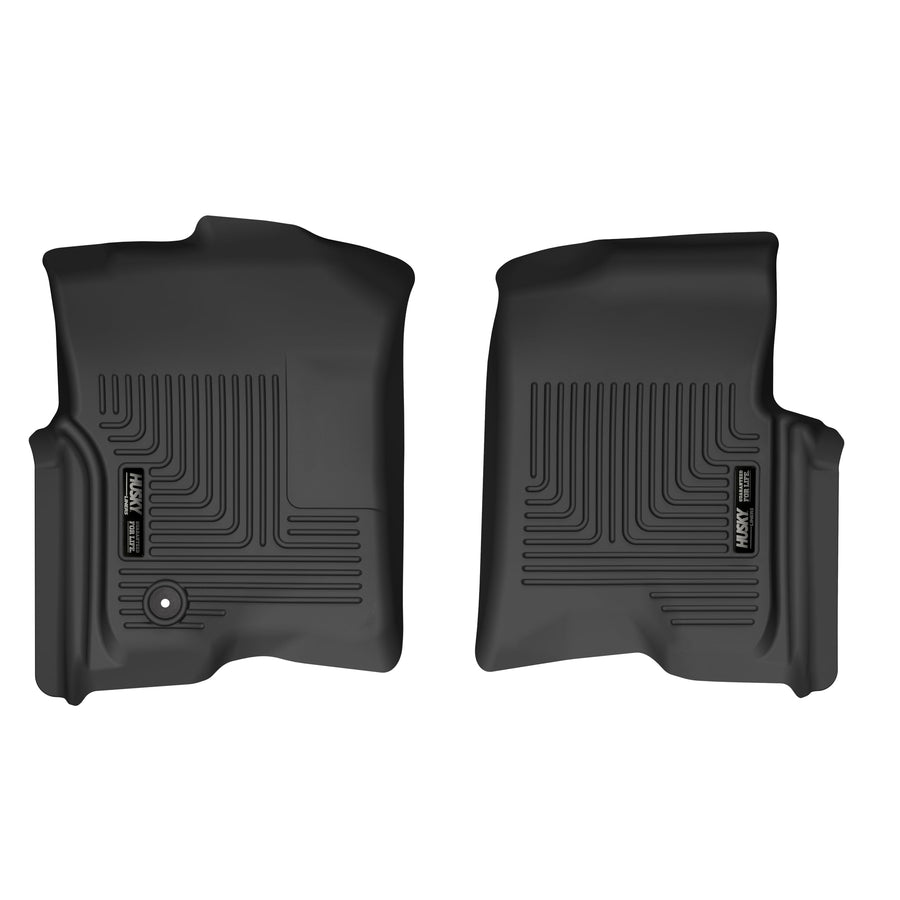 Husky Liners Floor Mats X-act Contour | Fits 2004-2008 Ford F-150 SuperCrew Cab; 2006-2008 Lincoln Mark LT | 2nd Row, 1-pc Black - 51801