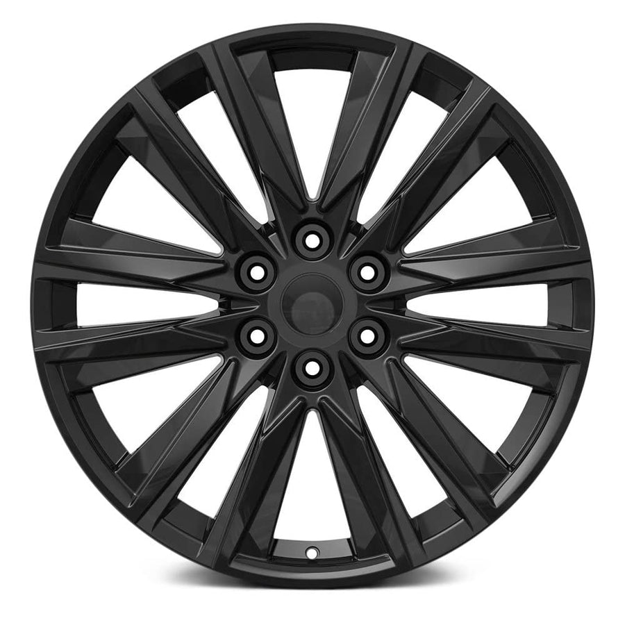 GM-01 RTX Custom Wheel - 22x9, 25 Offset, 6x139.7 Bolt Pattern, 78.1mm Hub - Gloss Black Rim