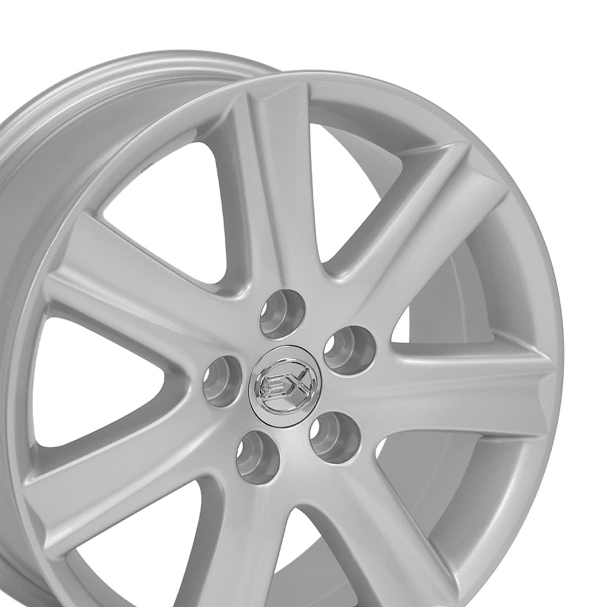 LX12-17070-5450-45S OE Wheels LLC Silver Wheel Painted (17 x 7. inches /5 x 114 mm, 45 mm Offset)