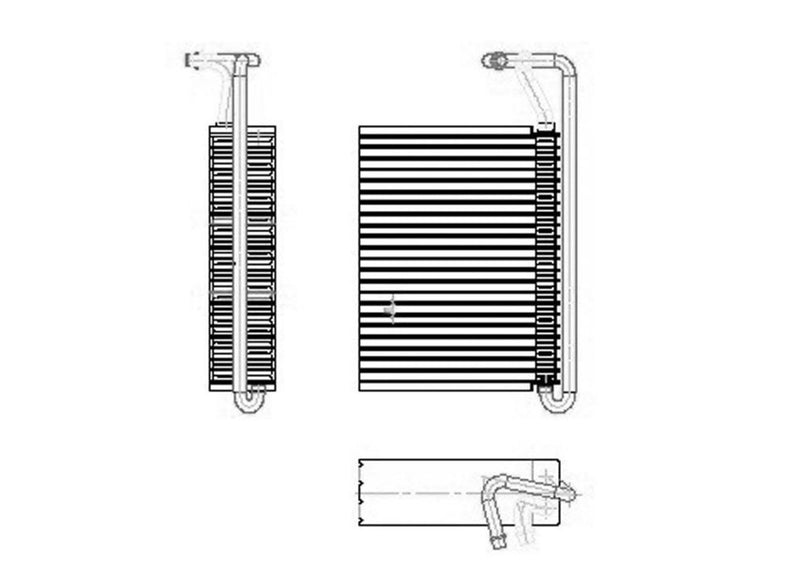 BMW TYC Replacement Evaporator 97079