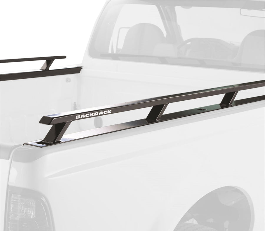 BACKRACK RealTruck Side Rails to use w/Standard Bed | Black, No Drill | 80523 | Fits 2015-2025 Ford F-150 8' Bed