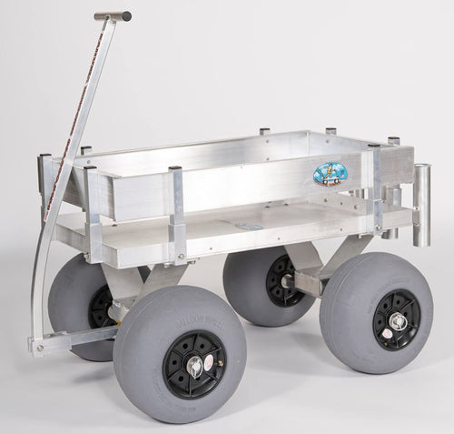 Kahuna Beach & Junior Fishing Wagon-Rod Holders-Walls-Balloon Sand Tires-Made in The USA!