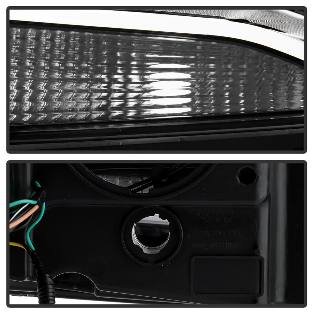 Chevy Colorado 2015-2021 LT/Z71/ZR2 Spyder Halogen Projector Headlight - Low Beam-H11(Included) ; High Beam-H9(Included) ; Signal-3157(Included) - OE Left (Partlink GM2502408) (OE# 84707375)