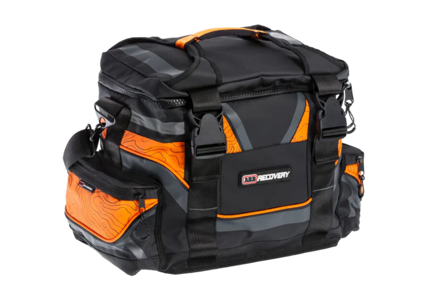 ARB Updated ARB501A Orange and Black Large Recovery Equipment Bag, Biggest Size, Fits Three Straps, Pulley, Damper, Gloves and Two Shackles