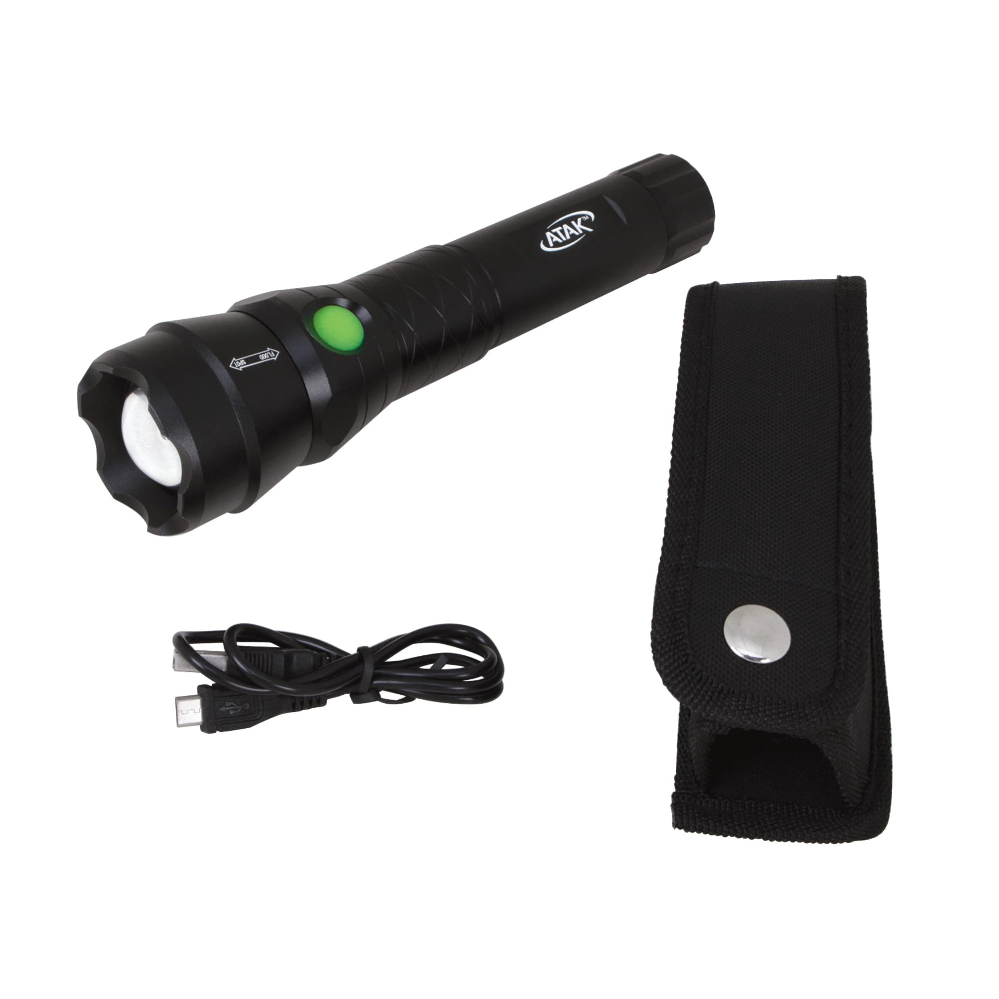 Black Performance Tool 551 Pro-Focus 500 lumens LED Lithium-Ion Rechargeable Flashlight, 500 lumens Flashlight Rechargeable