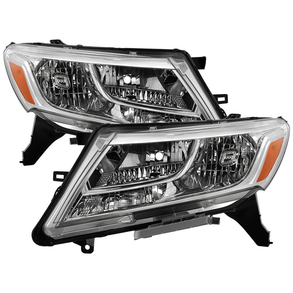 Nissan Pathfinder 13-16 Spyder (OE) OEM Style Headlights - Low Beam-H11(Not Included) ; High Beam-HB3(Not Included) ; Signal-7440NA(Included) - All Chrome