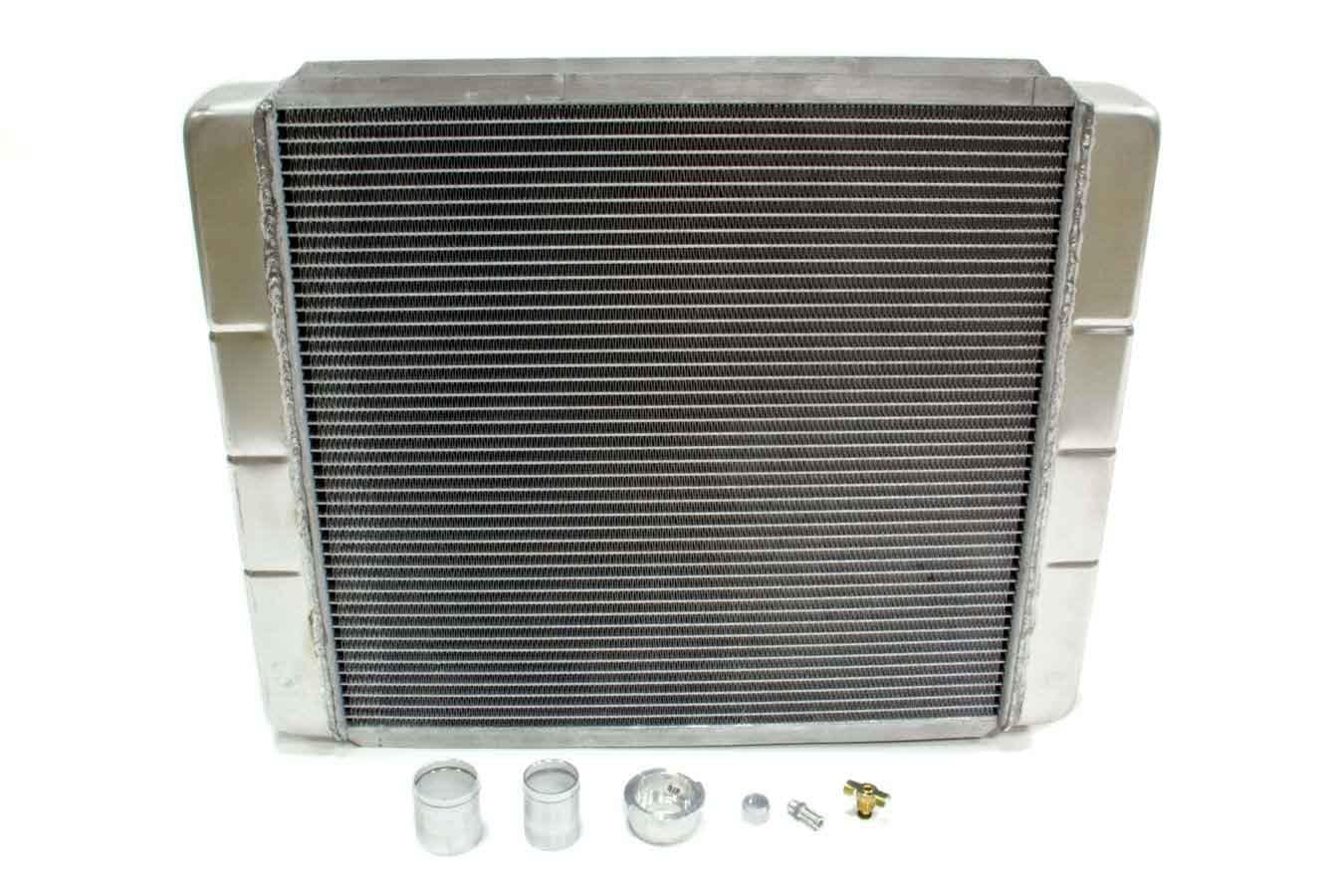 Radiator Northern 23-5/8 in W x 19-9/16 in H x 3-1/8 in D, Weld-On Side Inlet, Weld-On Side Outlet, Aluminum, Natural, Each