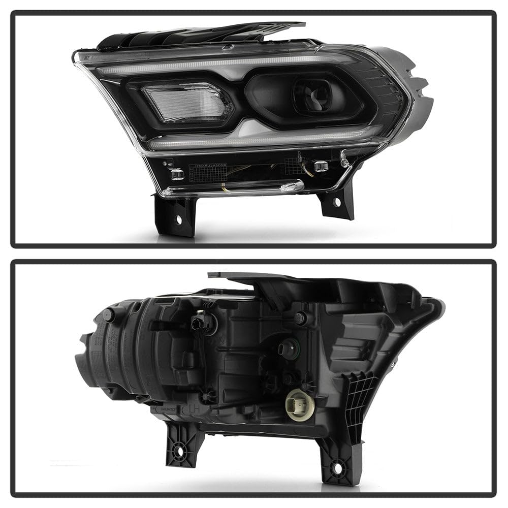 Dodge Durango Spyder (POE) 21-23 w/Halogen Signal LED Headlight - OE Black Left